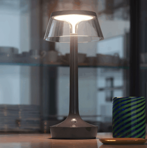 Flos Bon Jour Unplugged draadloze tafellamp Stormy Grey - Afbeelding 2