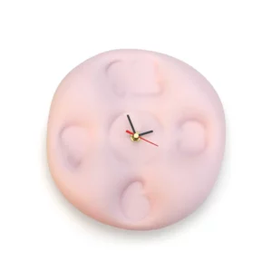 Teun Zwets Bubble Clock Pink